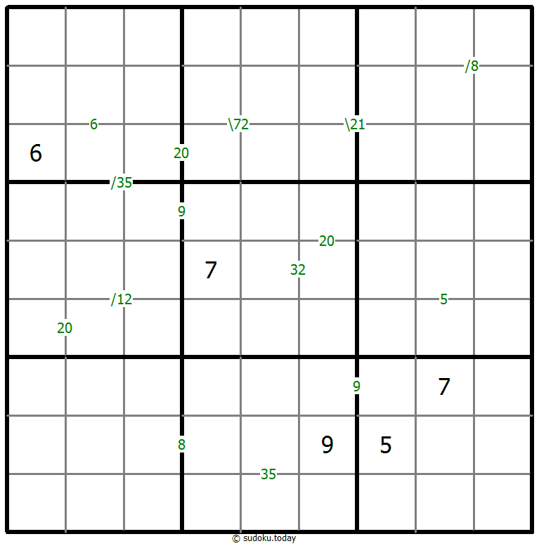 乘积数独 #59348