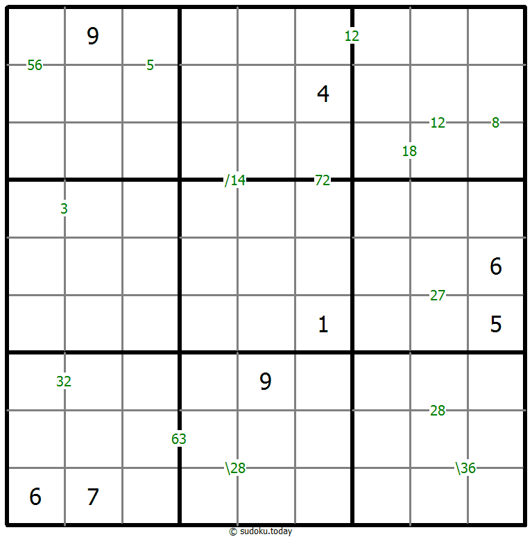 乘积数独 #59449