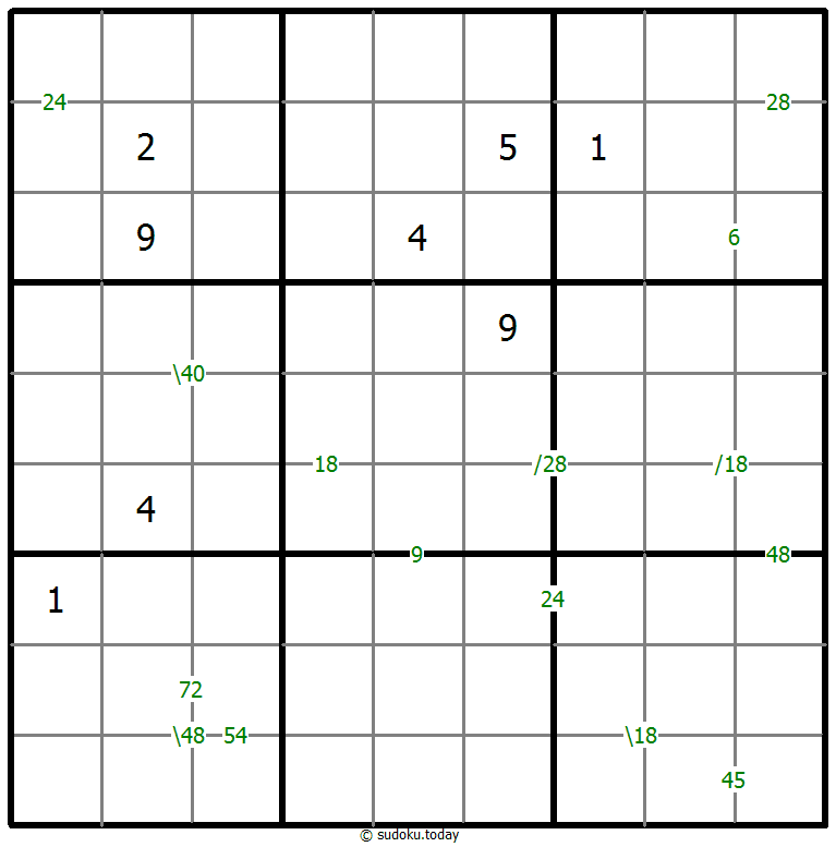 Products Sudoku 2026年01月18日