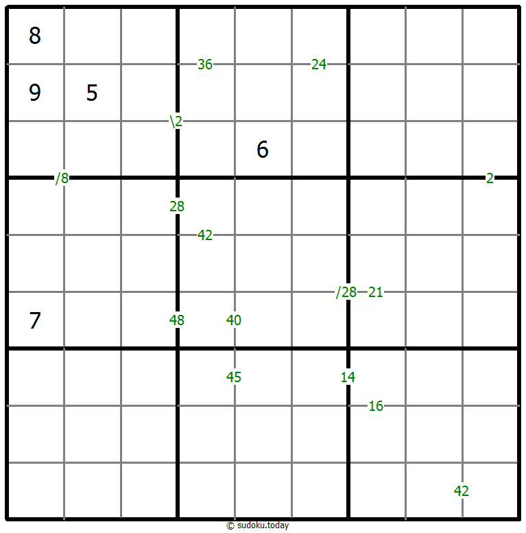 乘积数独 #59547