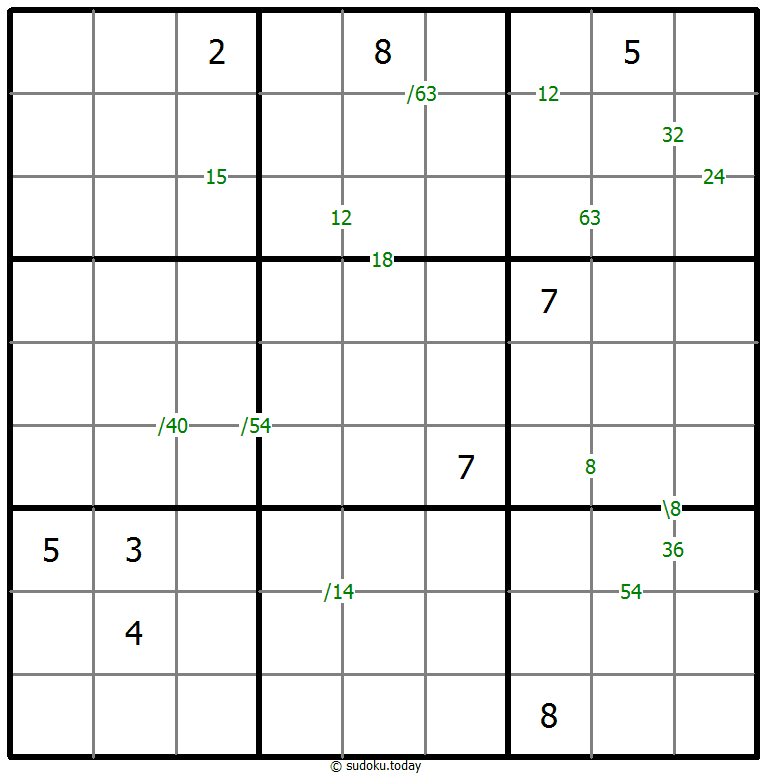 乘积数独 #59570