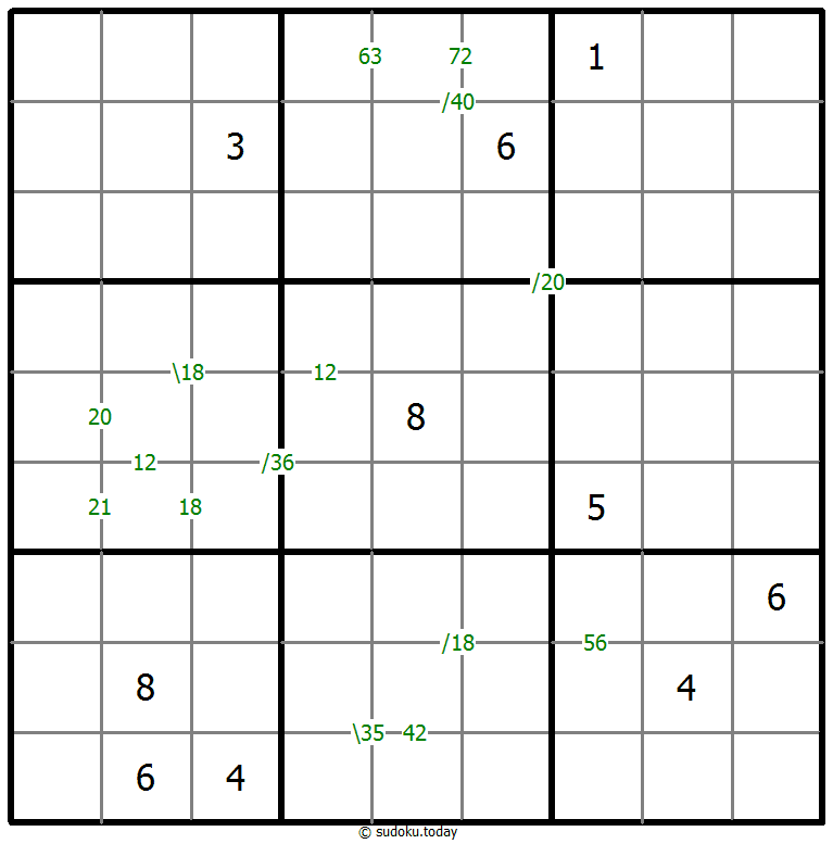 乘积数独 #59595