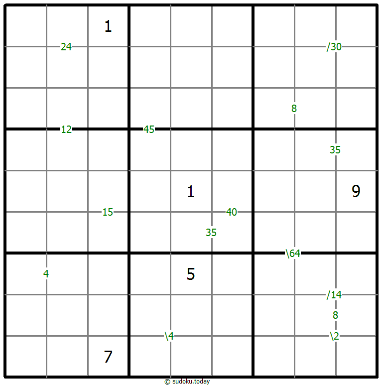 乘积数独 #59600
