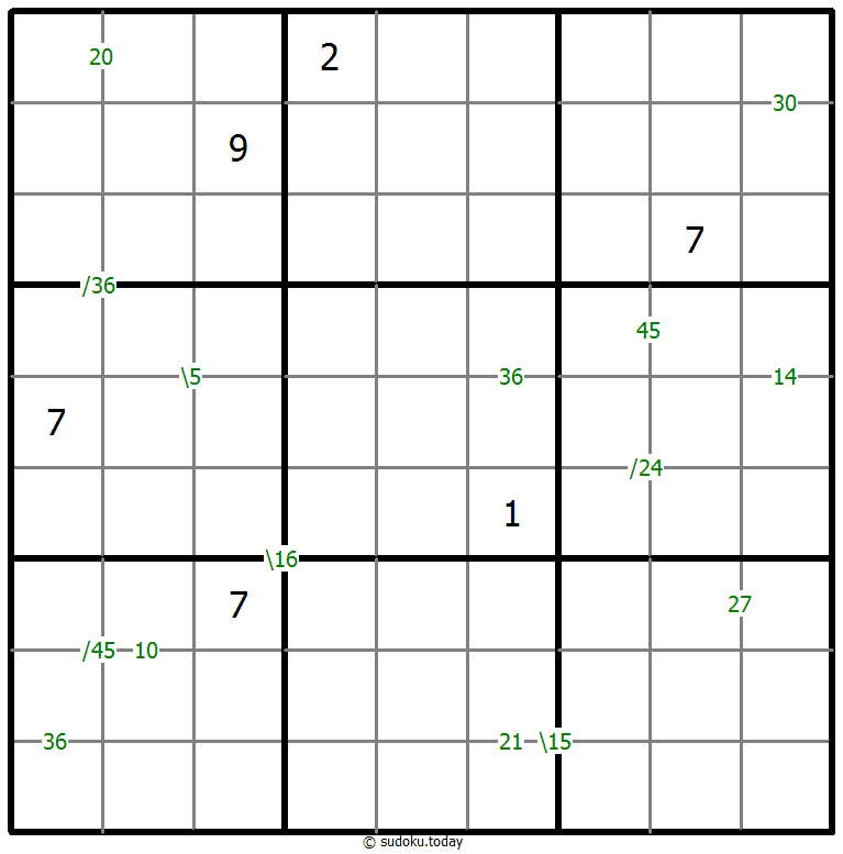 乘积数独 #59603