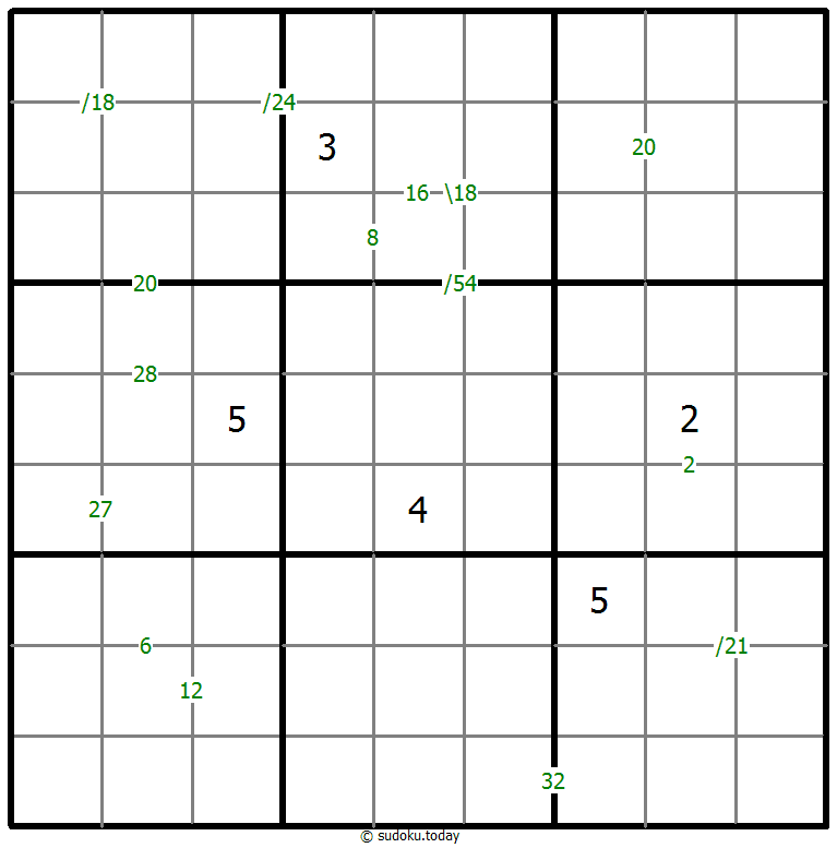 乘积数独 #59629