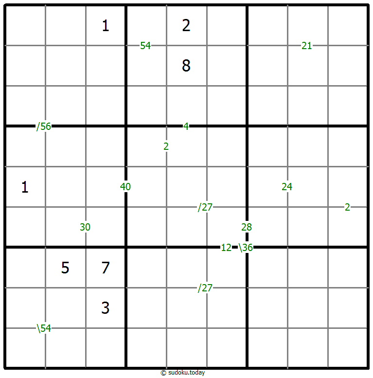Products Sudoku 2026年01月07日