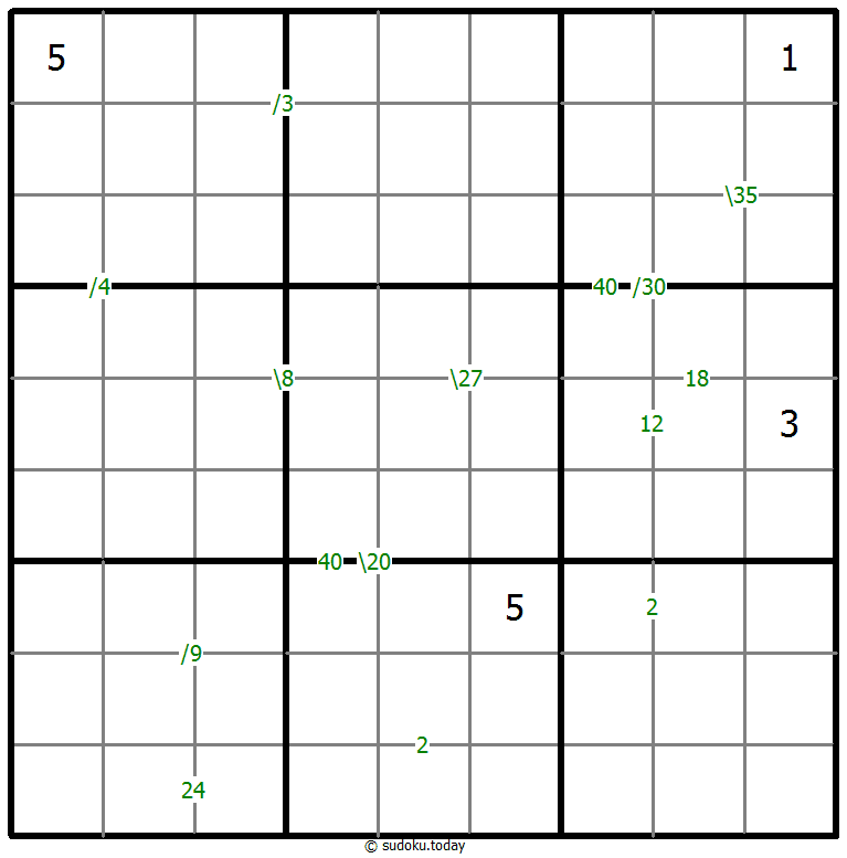 乘积数独 #59660