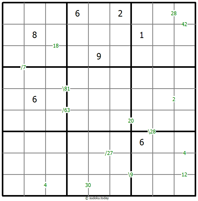 乘积数独 #59662