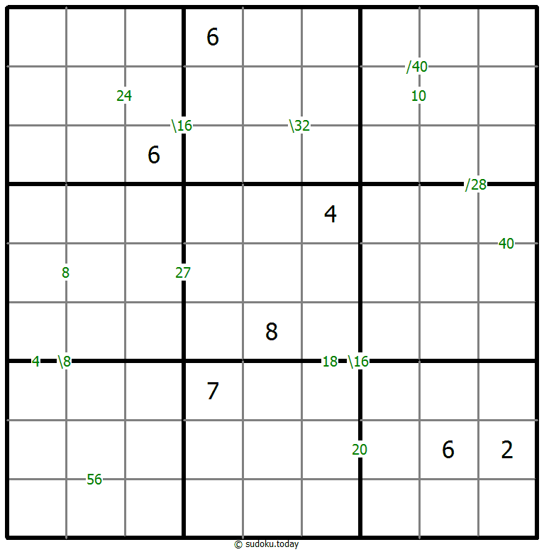 乘积数独 #59672