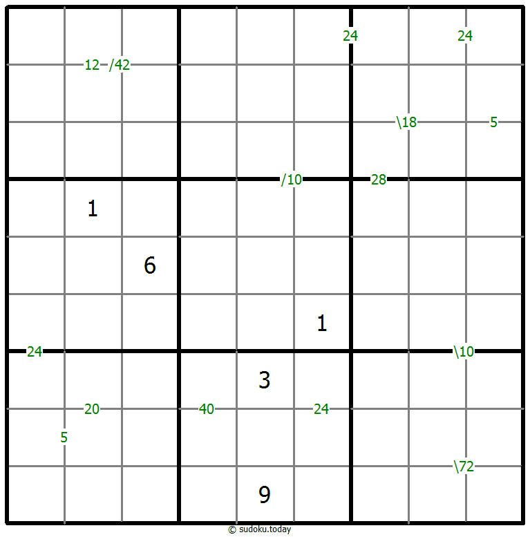 乘积数独 #59714