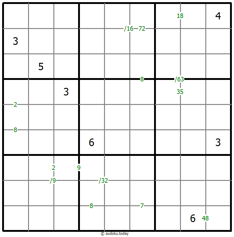 乘积数独 #59735