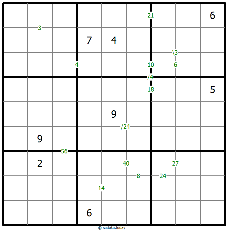 乘积数独 #59743