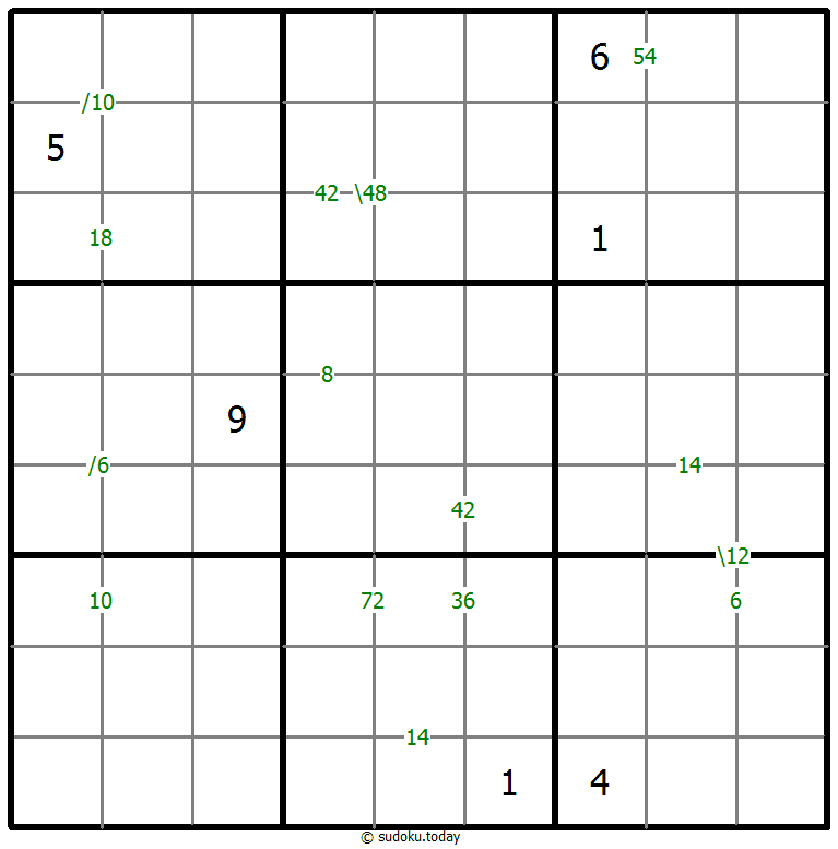 乘积数独 #59757