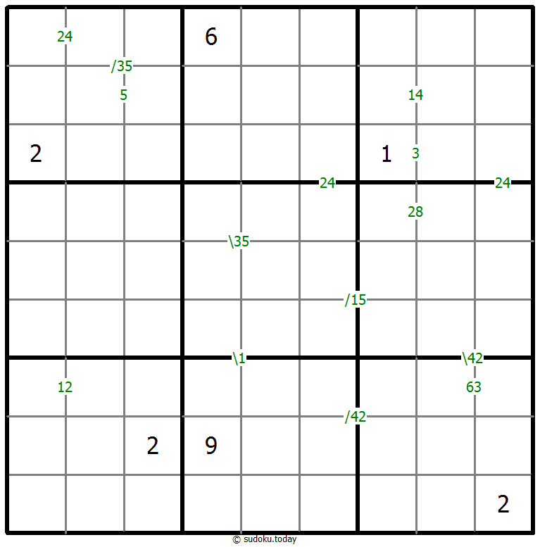 乘积数独 #59772