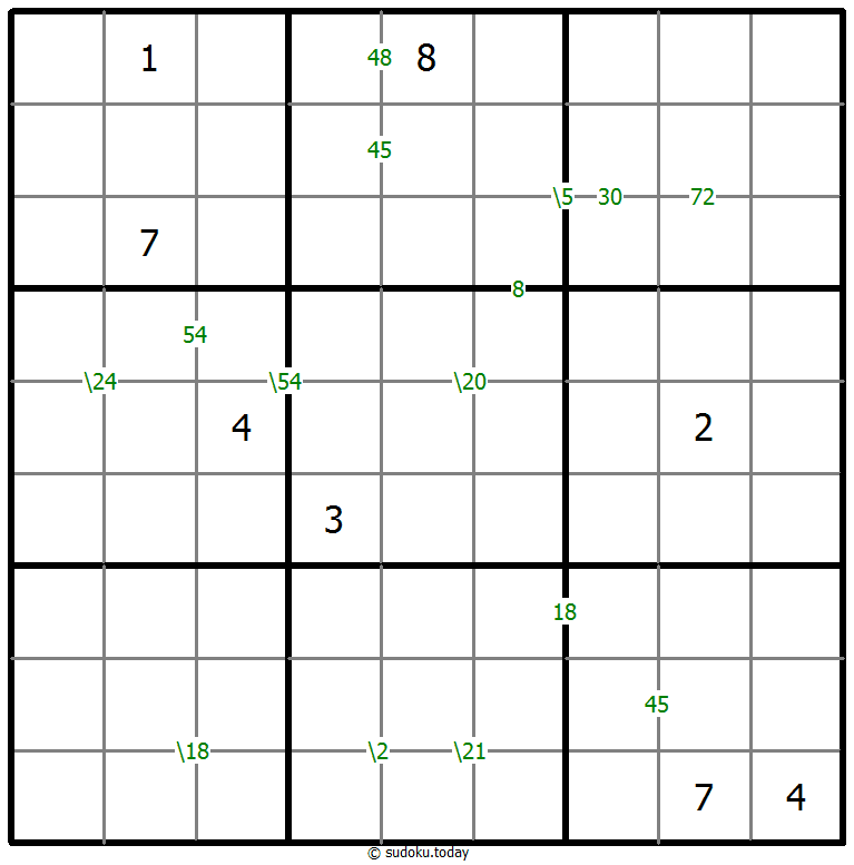 乘积数独 #59781