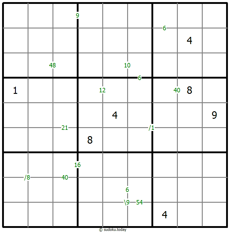 乘积数独 #59867