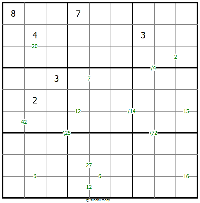 乘积数独 #59889