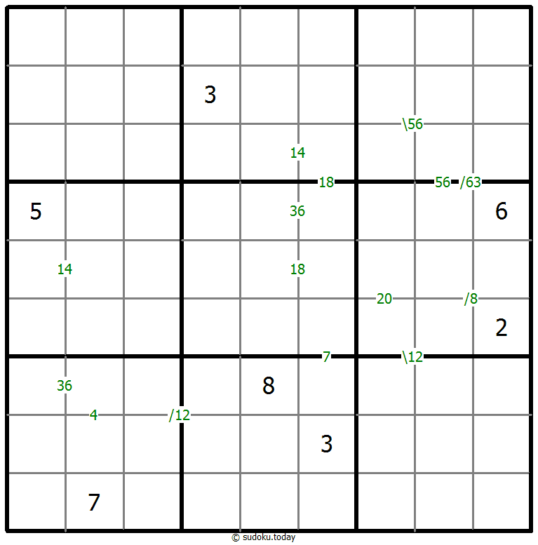 乘积数独 #59891