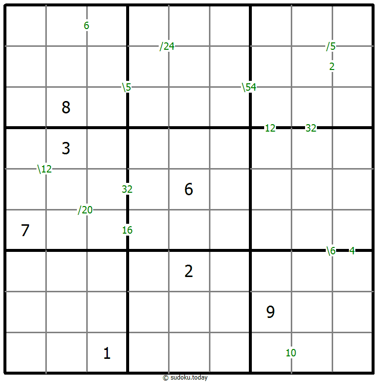 乘积数独 #59928