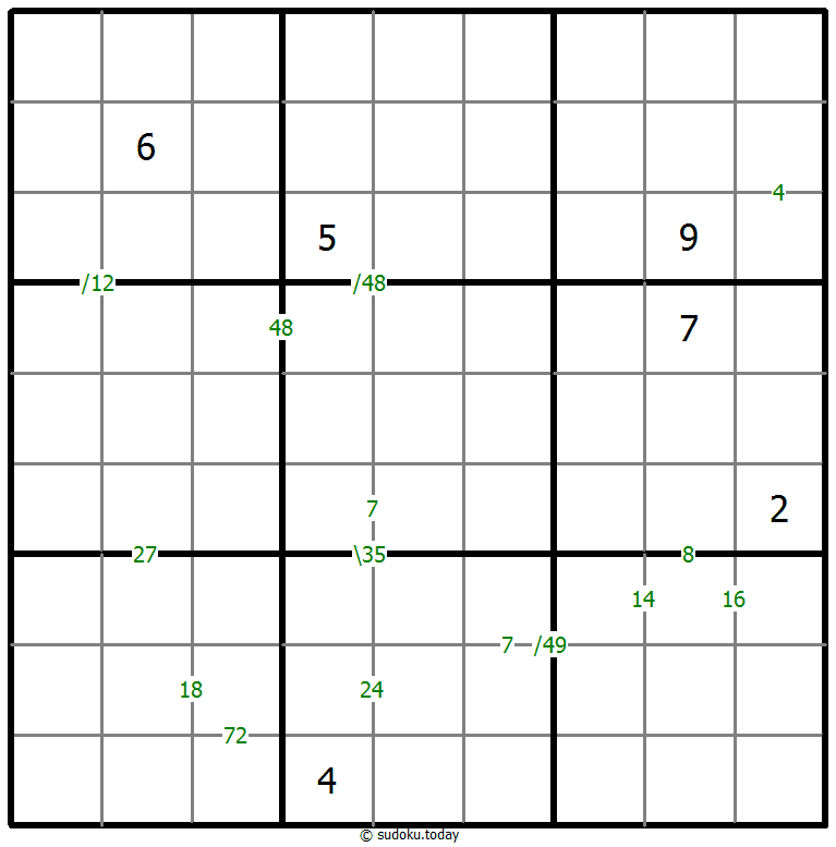 乘积数独 #59930