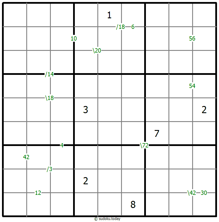 乘积数独 #59977