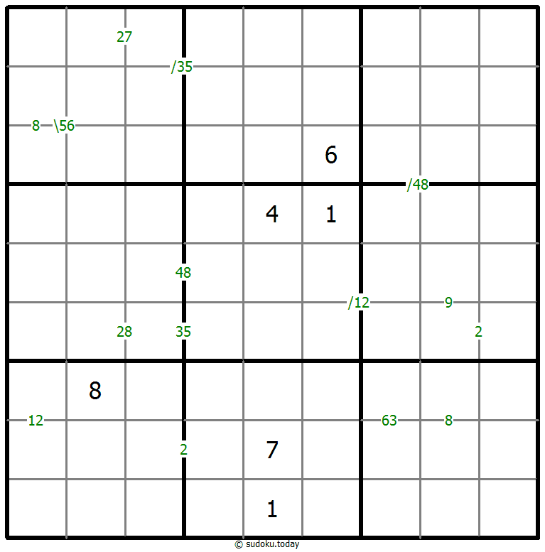 乘积数独 #60049