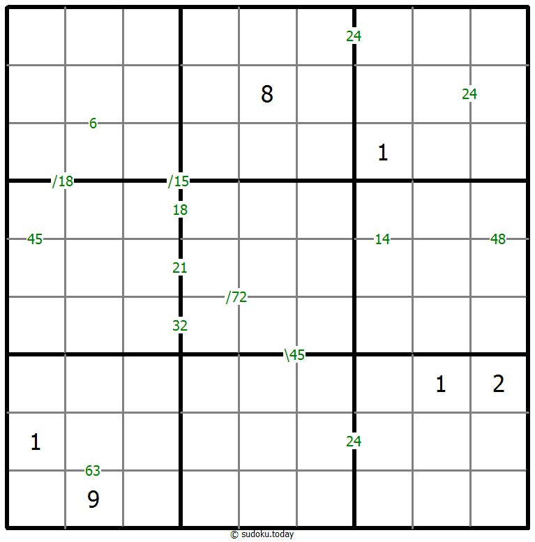 乘积数独 #60090