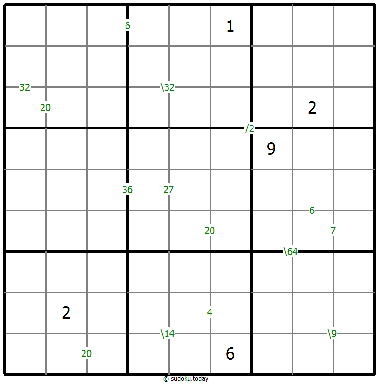 乘积数独 #60144