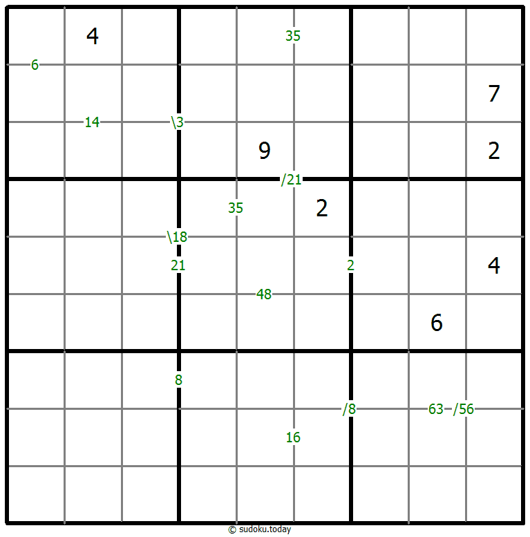 乘积数独 #60148
