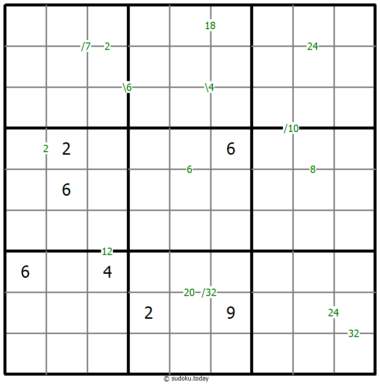 乘积数独 #60410