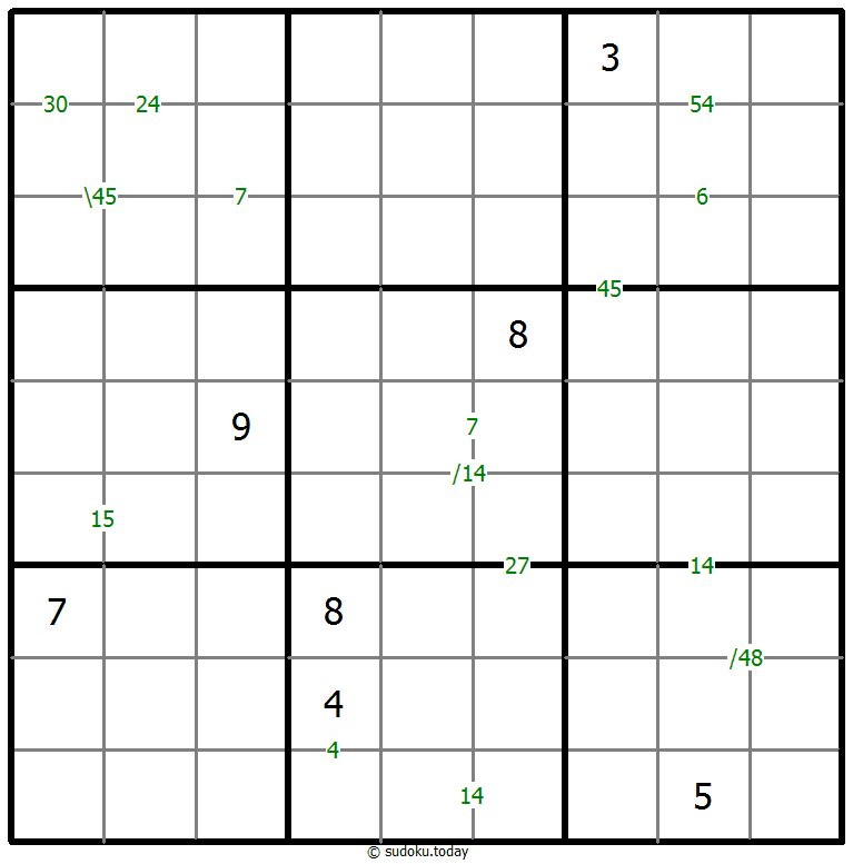乘积数独 #60435