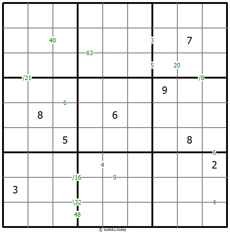 乘积数独 #60461