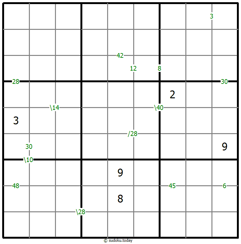 乘积数独 #60484