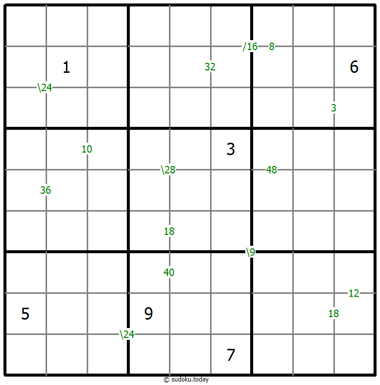 乘积数独 #60505