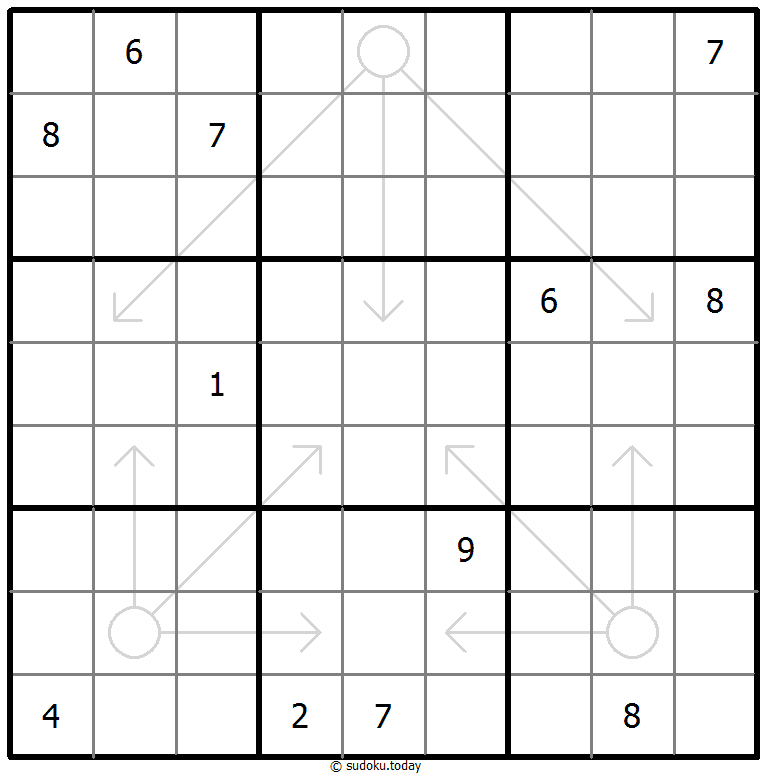 箭头数独 #66733