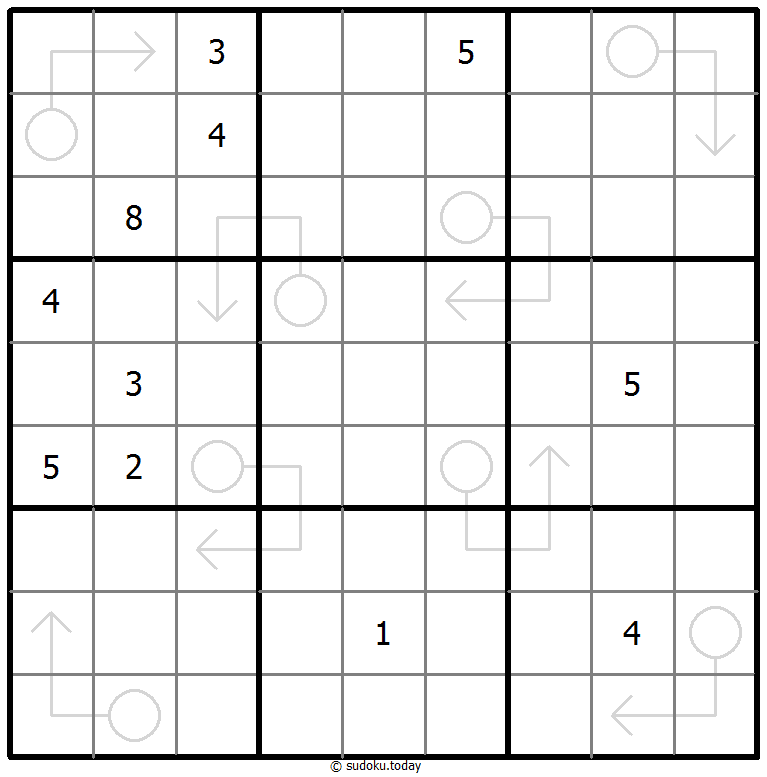 Arrow Sudoku 2026年01月10日