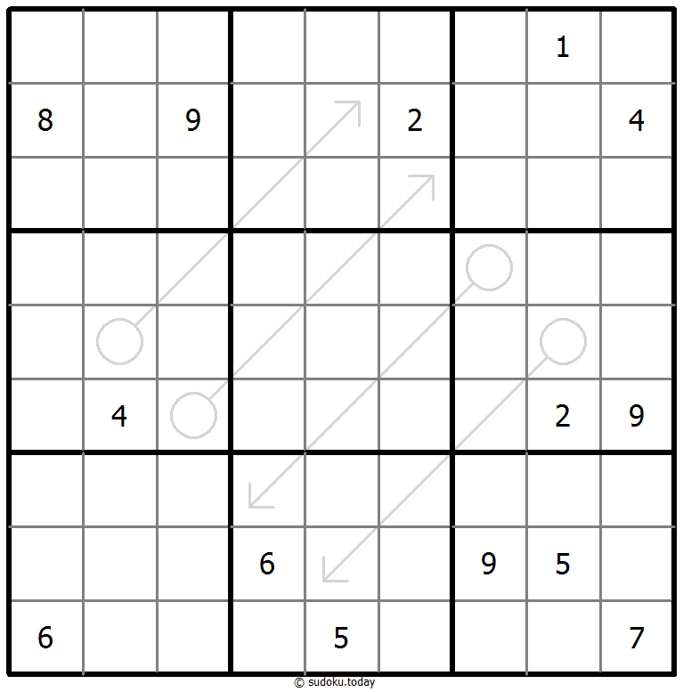 箭头数独 #66756