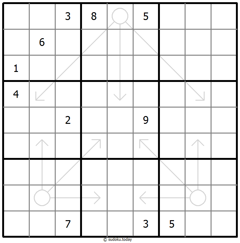 Arrow Sudoku 2026年01月04日