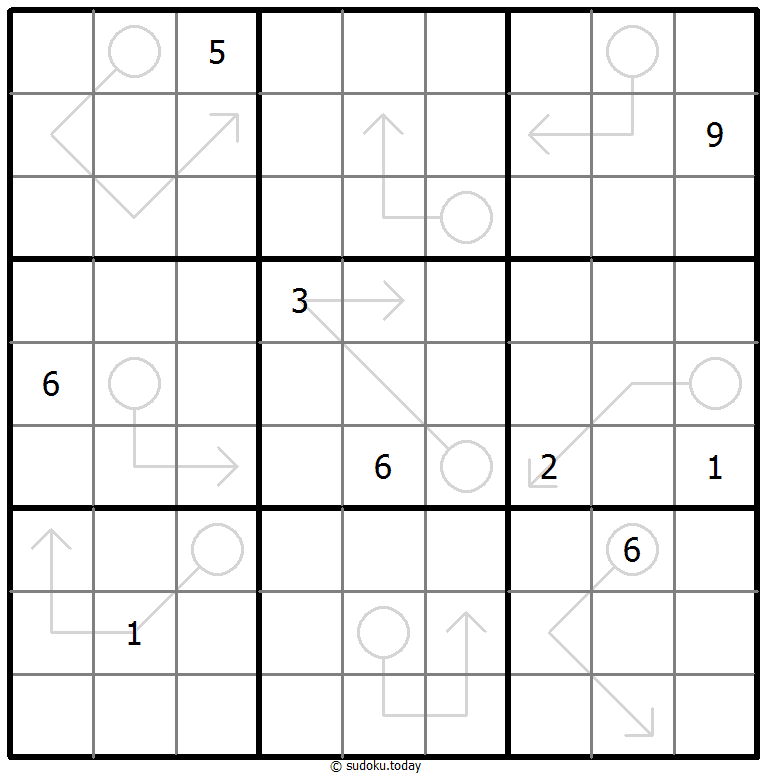 Arrow Sudoku 2026年01月19日
