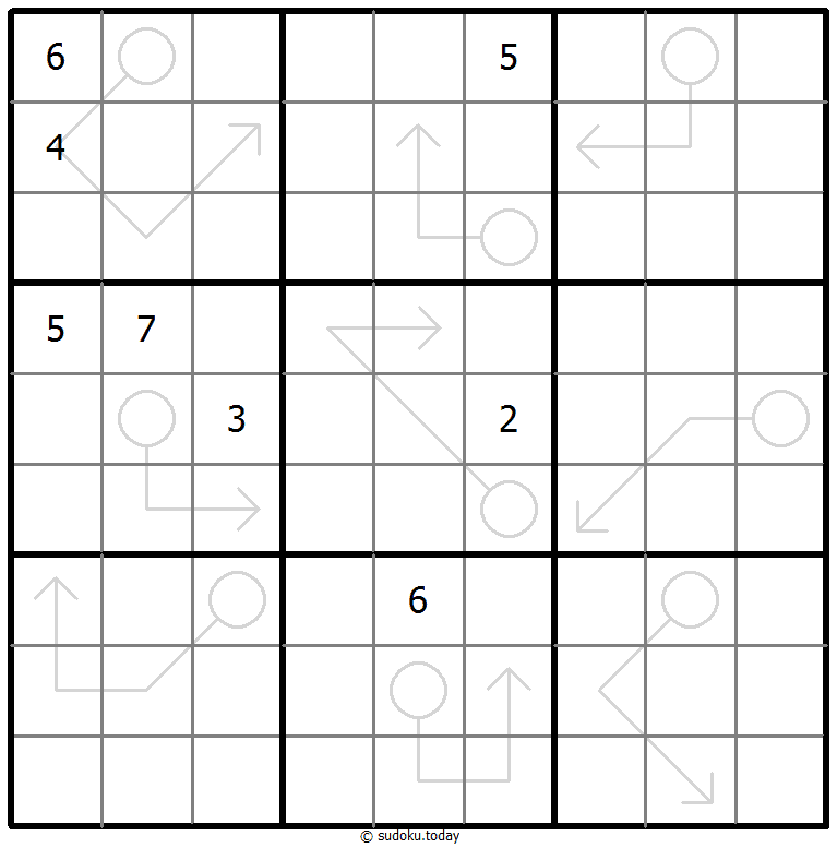 箭头数独 #67045