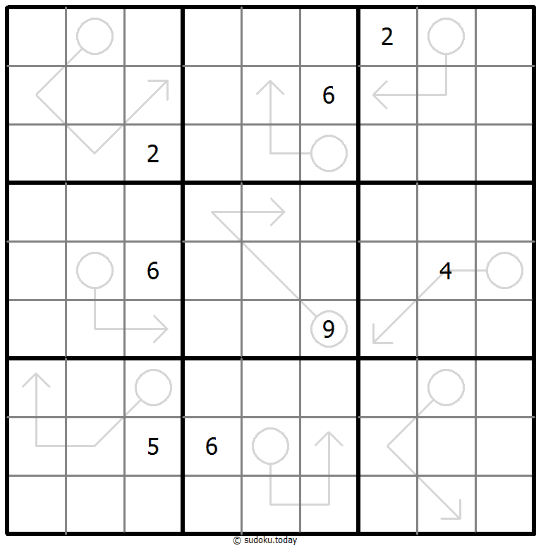 箭头数独 #67048