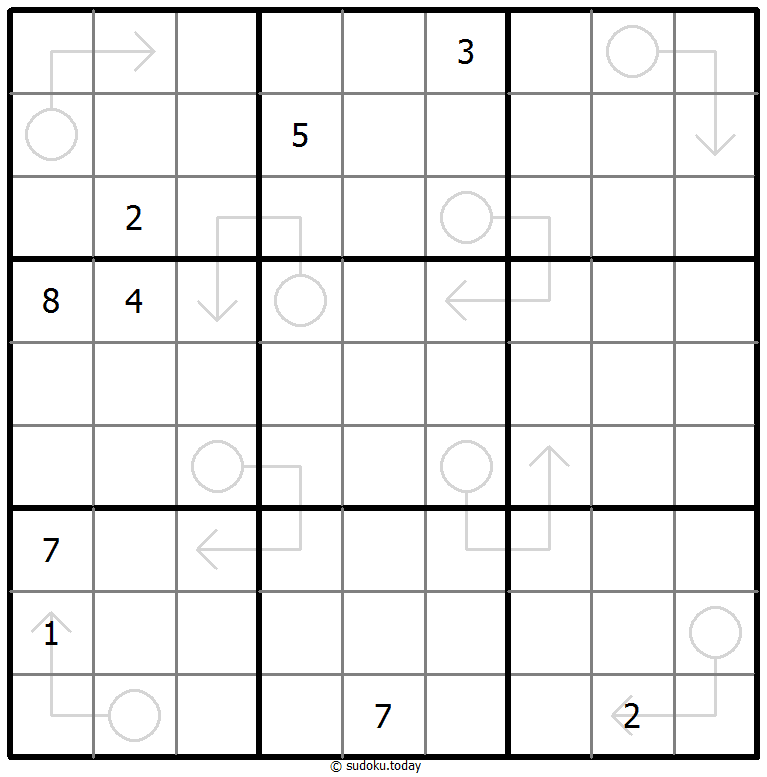Arrow Sudoku 2025年12月04日