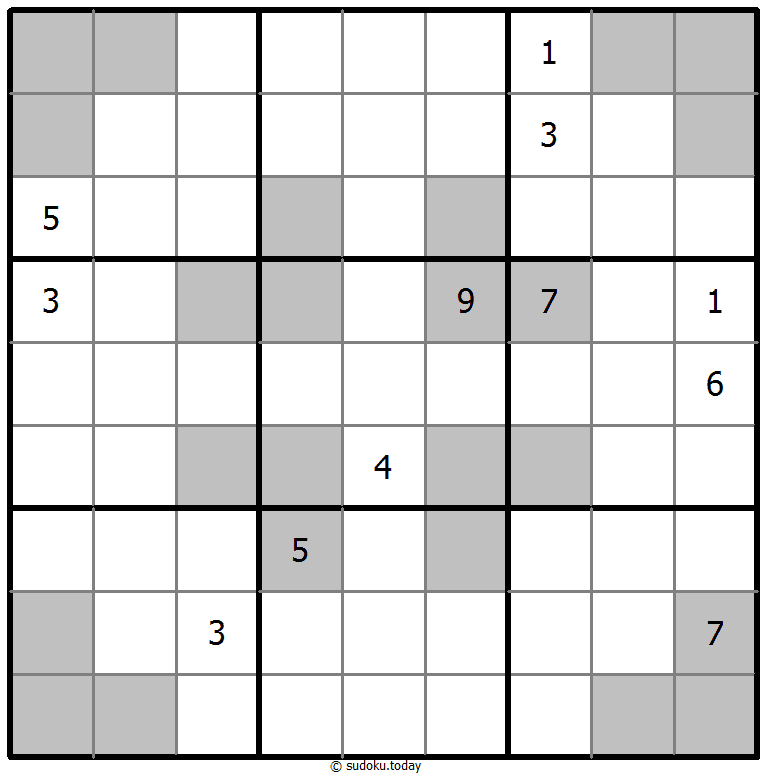 堡垒数独 #70997