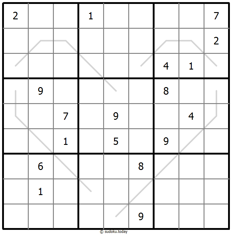 奇偶线数独 #67552