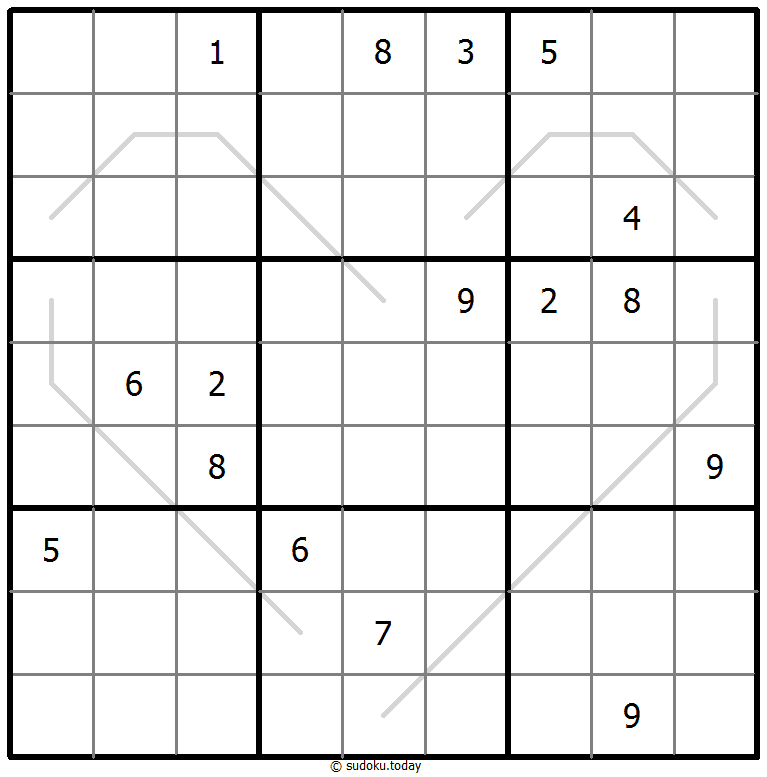 奇偶线数独 #67571