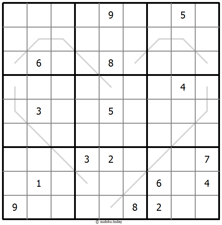 奇偶线数独 #67574