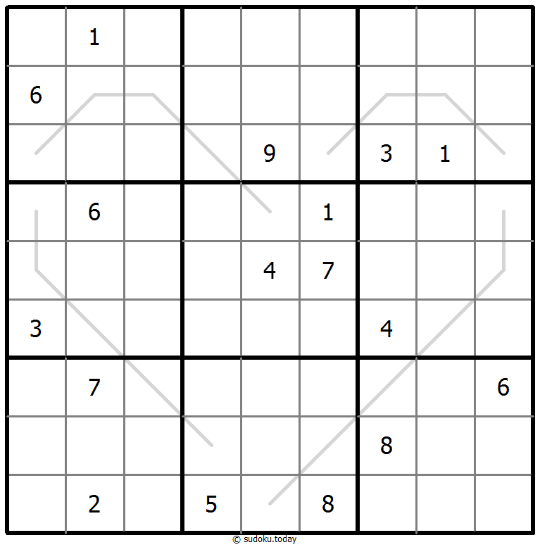奇偶线数独 #67586