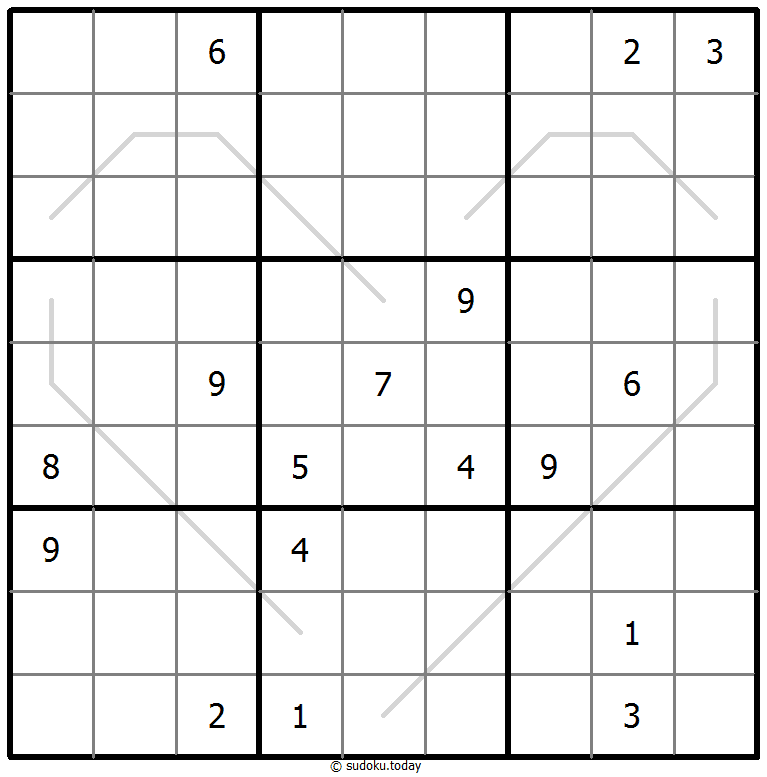 奇偶线数独 #67608