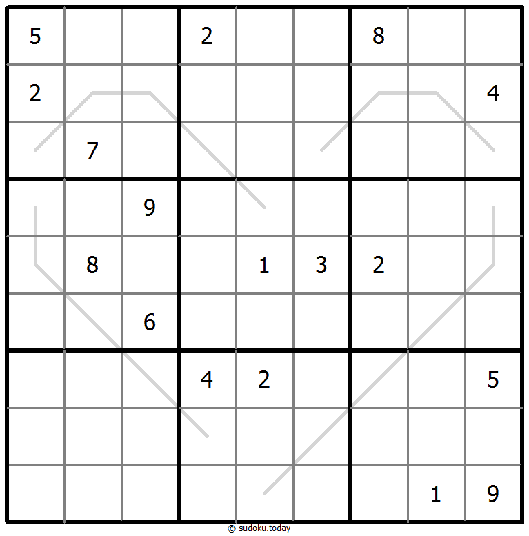 奇偶线数独 #67612