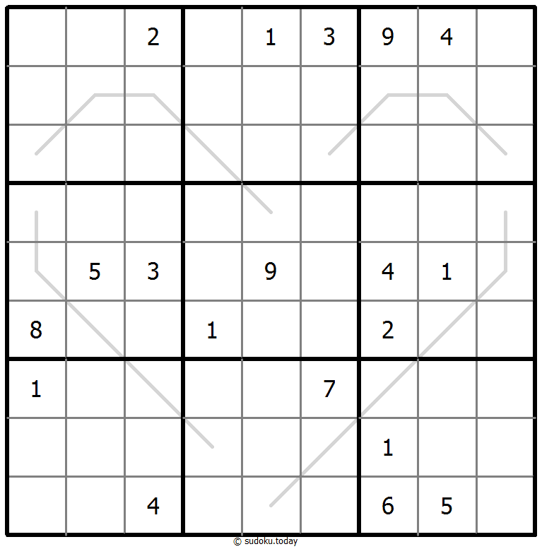 奇偶线数独 #67615
